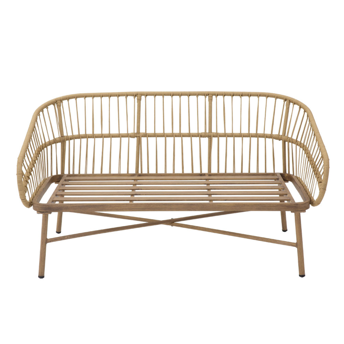 CAVE LOUNGE SET 1+2+1 ALUMINIUM NATURAL PRC