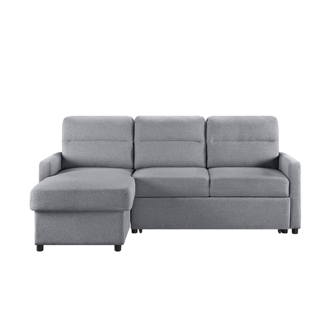 TUCAN SOFA BED REVERSABLE CORNER FABRIC GREY E1 PRC