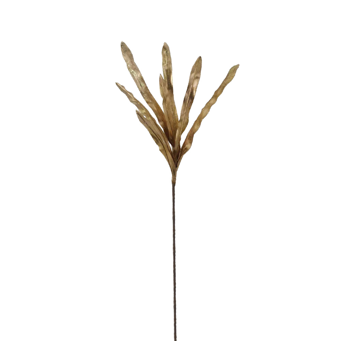 XMAS ARISTATA LEAF FOAM GOLD H79cm PRC
