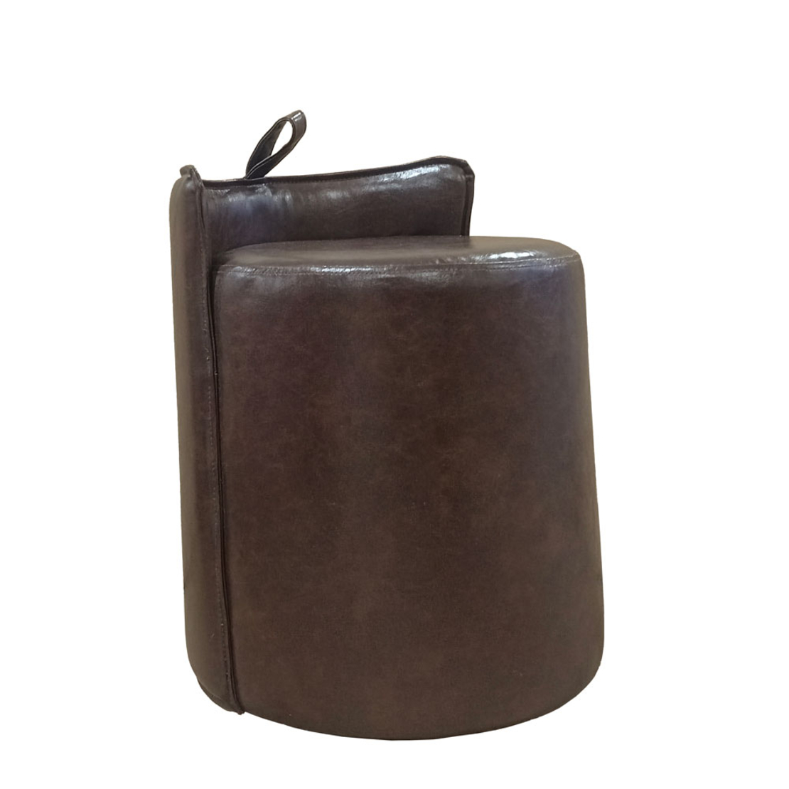 HORSE STOOL FABRIC BROWN DARK E1 PRC