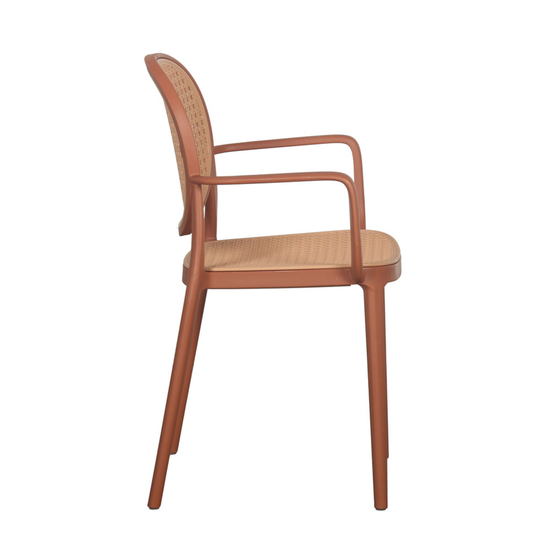 RATTI/P CHAIR PP TERRACOTTA NATURAL PRC