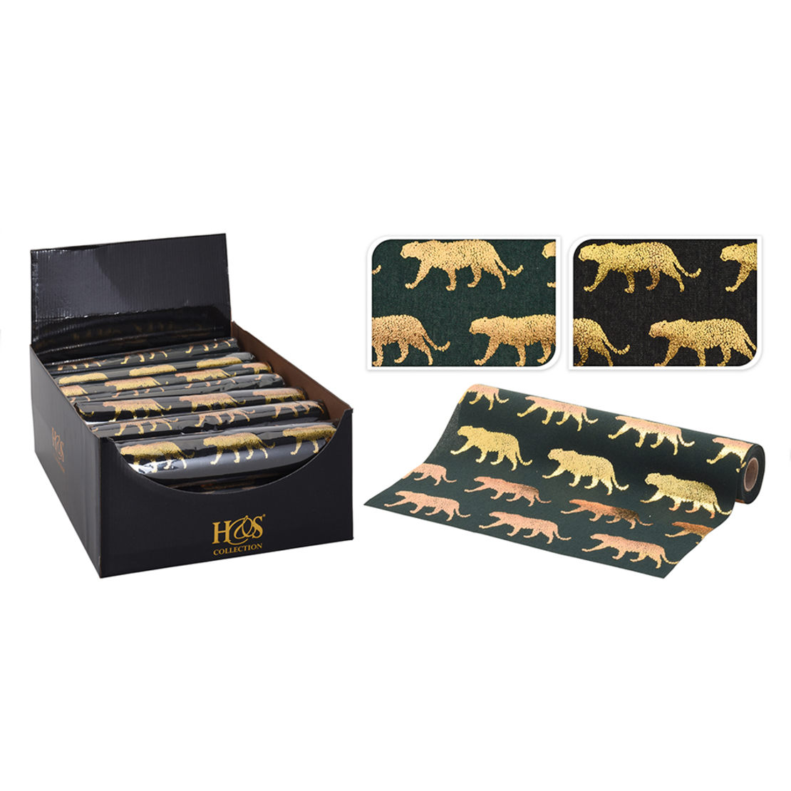 JUNGLE RUNNER ASSORTED 2 COLORS COTTON 270x28cm EU