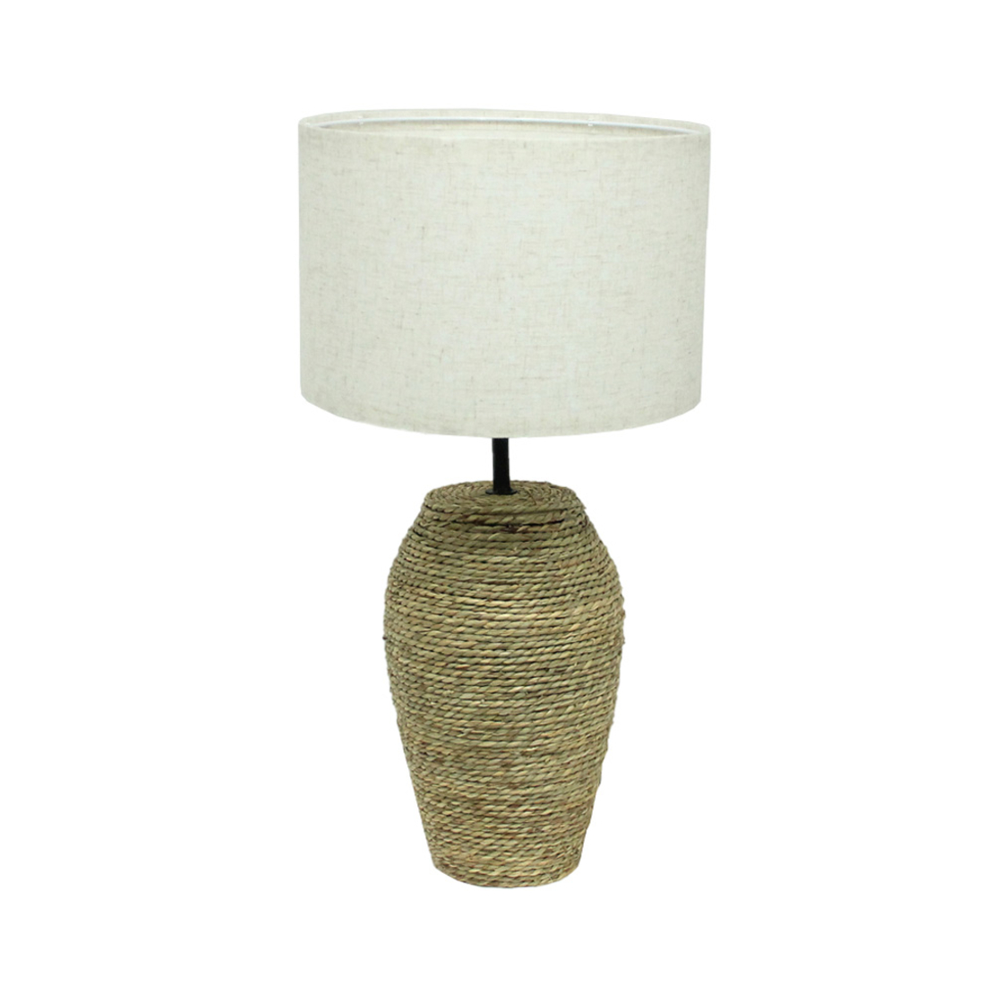 ROPE LAMP TABLE 30x30x59 ROPE NATURAL FABRIC BEIGE