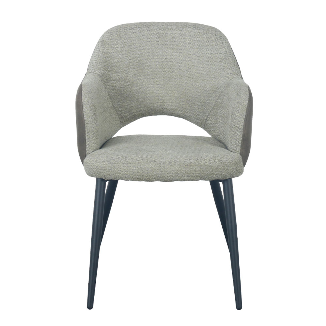 ASCOT CHAIR EASY CLEAN FABRIC GREEN METAL BLACK E1 PRC