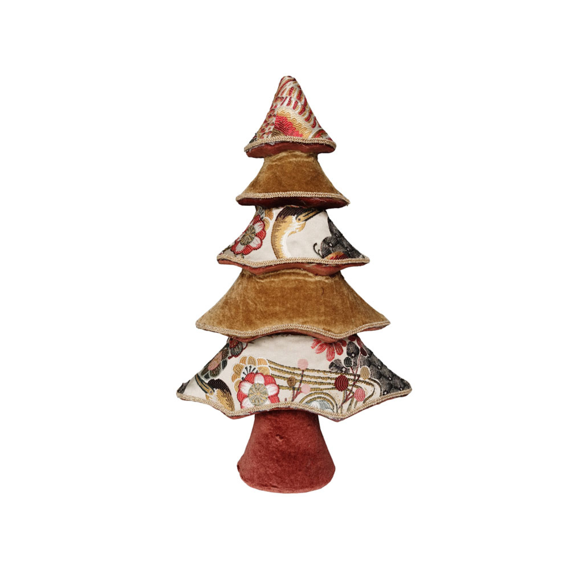 XMAS ROUGEMONT BROCADE A TREE MULTICOLOR PRC