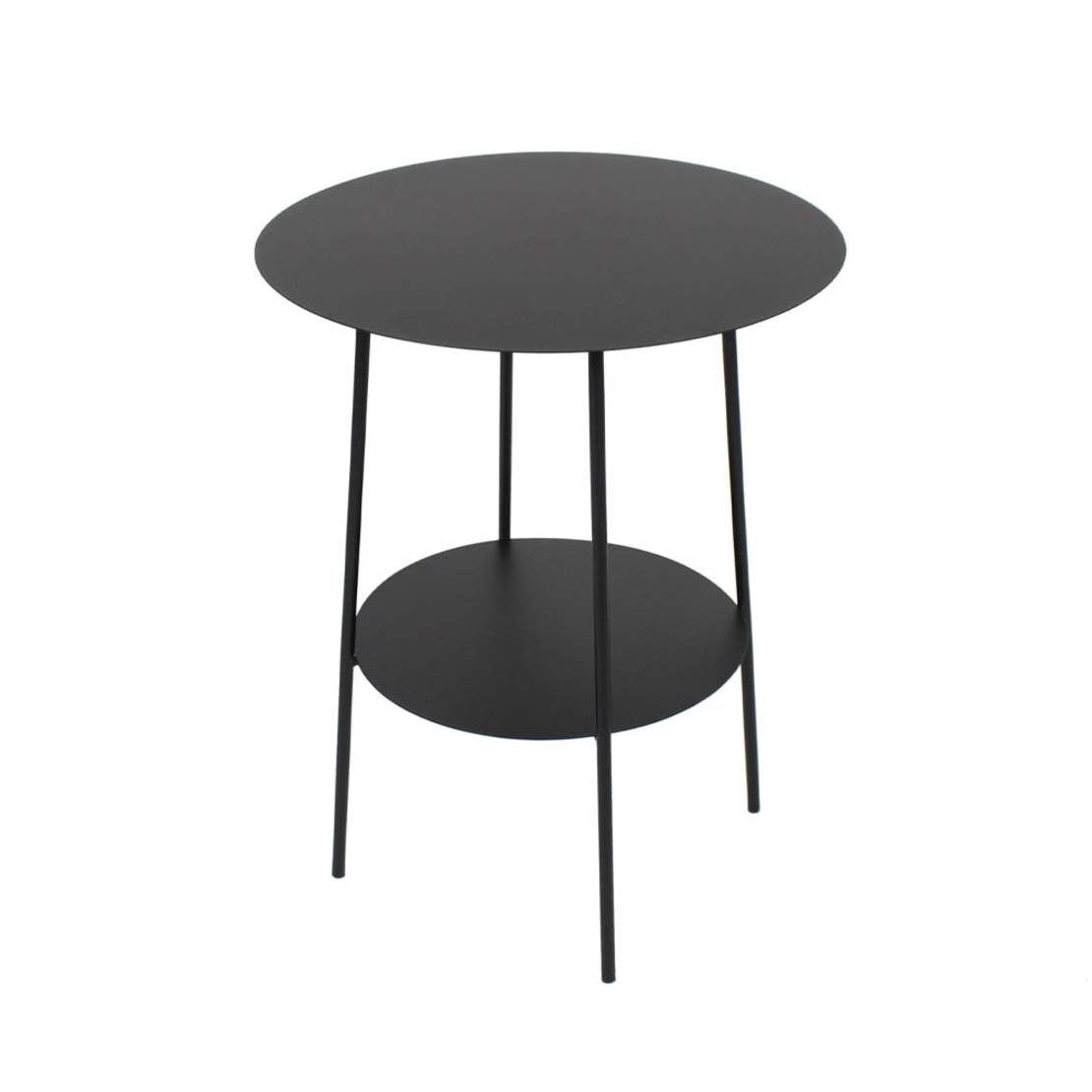 SIMPLE SIDE TABLE METAL BLACK 40x40xH50cm E1 PRC