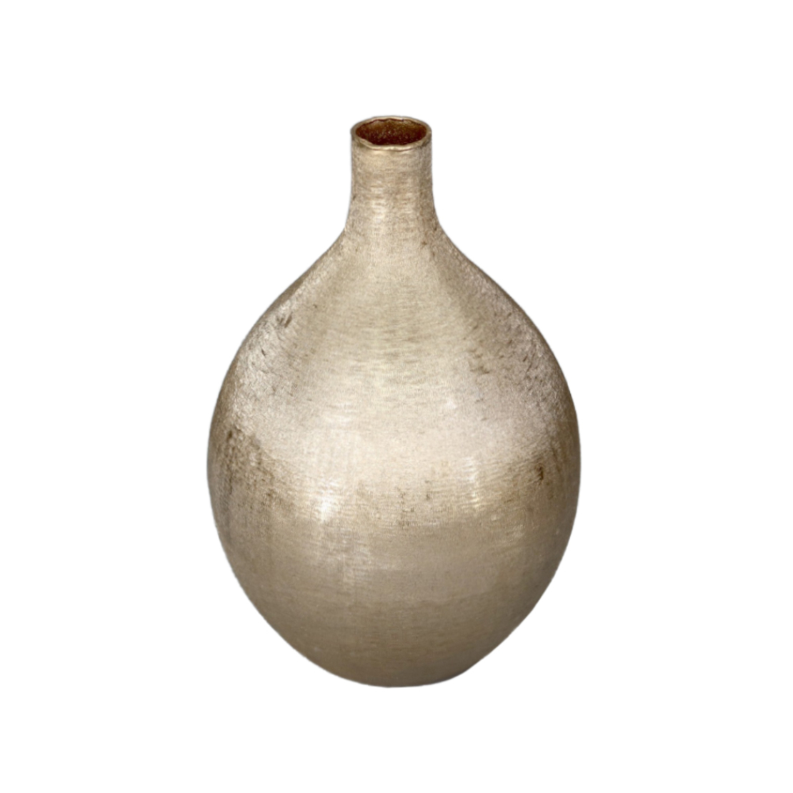 VERGE 1 VASE ALUMINIUM GOLD D21,5xH35cm IN