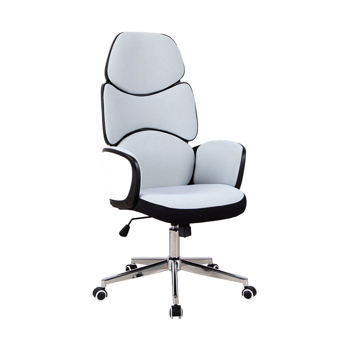 OPTIMUM CHAIR DESK FABRIC GREY LIGHT WHITE BLACK 64x69xH128cm PRC