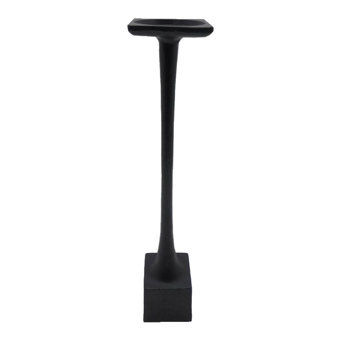 LARSEN CANDLE HOLDER ALUMINIUM BLACK 8,5x8,5xH48,2