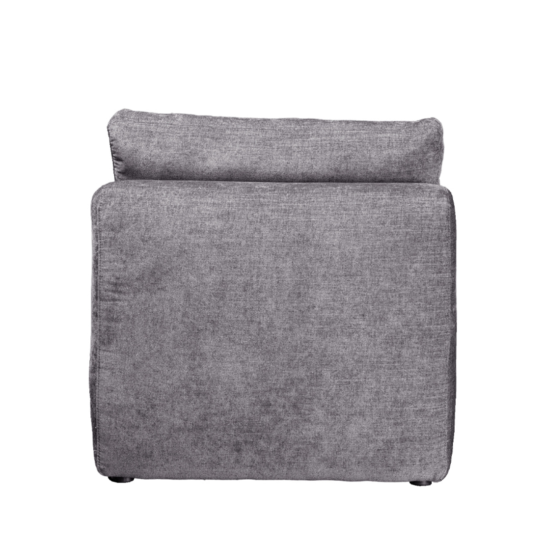 BOX ARMCHAIR EASY CLEAN FABRIC GREY E1 EU