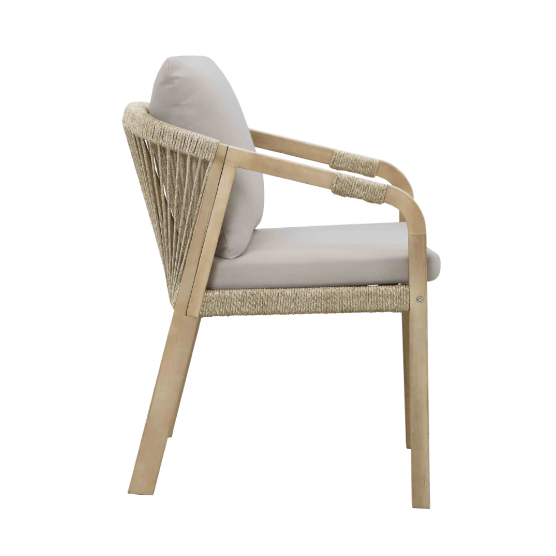 TERRAZZO CHAIR WOOD ACACIA BEIGE 66x55xH75cm VN