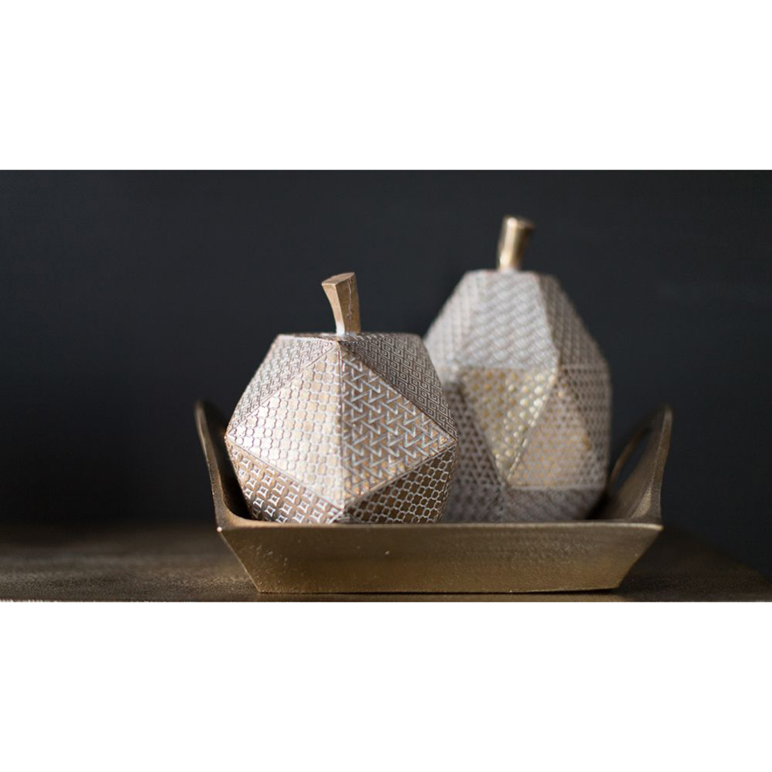 APPLE DECO APPLE POLYRESIN GOLD D13xH16cm PRC