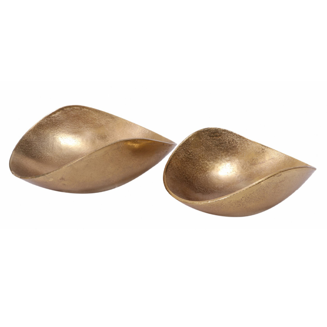 AGATHA BOWL ALUMINIUM GOLD 29x22xH12cm IN