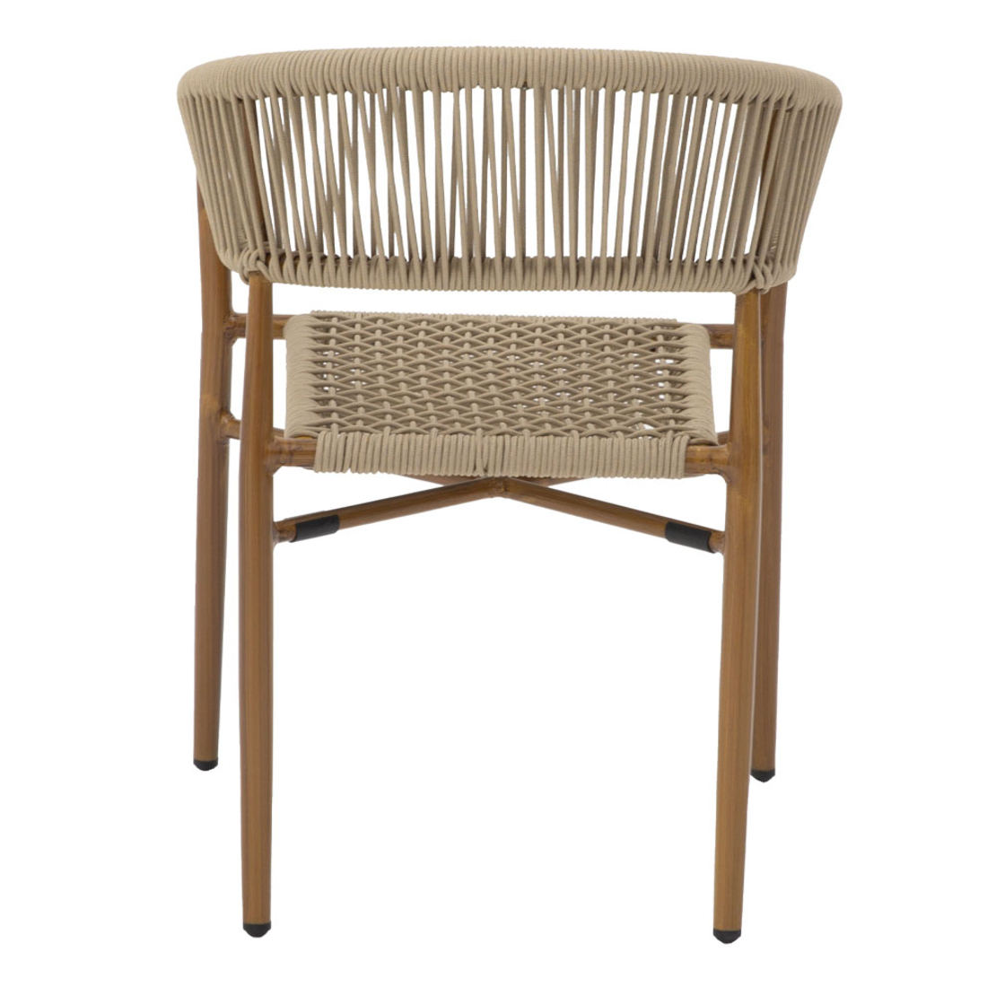 SCORPION ARMCHAIR ALUMINIUM NATURAL 56x57,5xH76cm PRC
