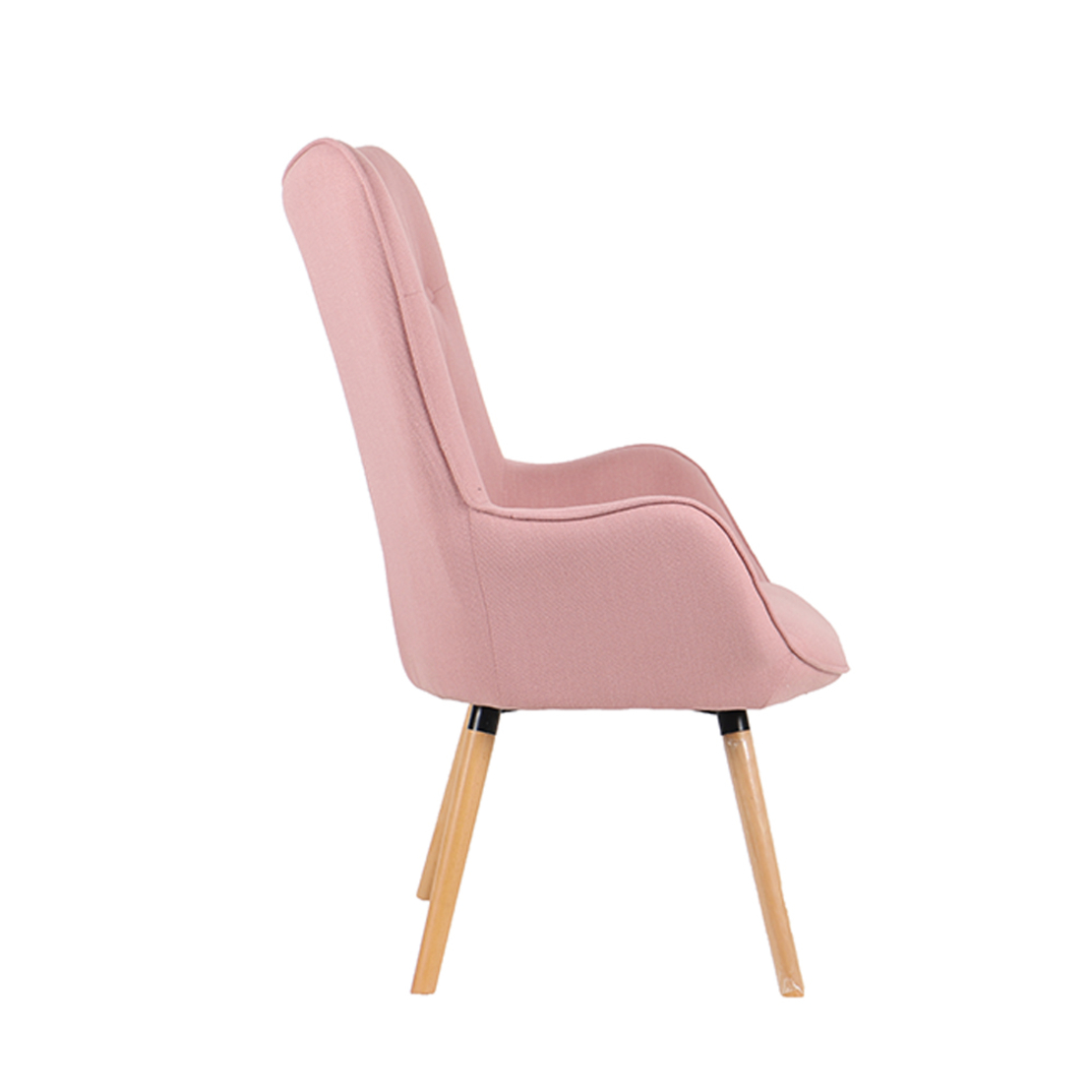 PASTEL ARMCHAIR FABRIC BABBALOO WOOD NATURAL E1 PRC