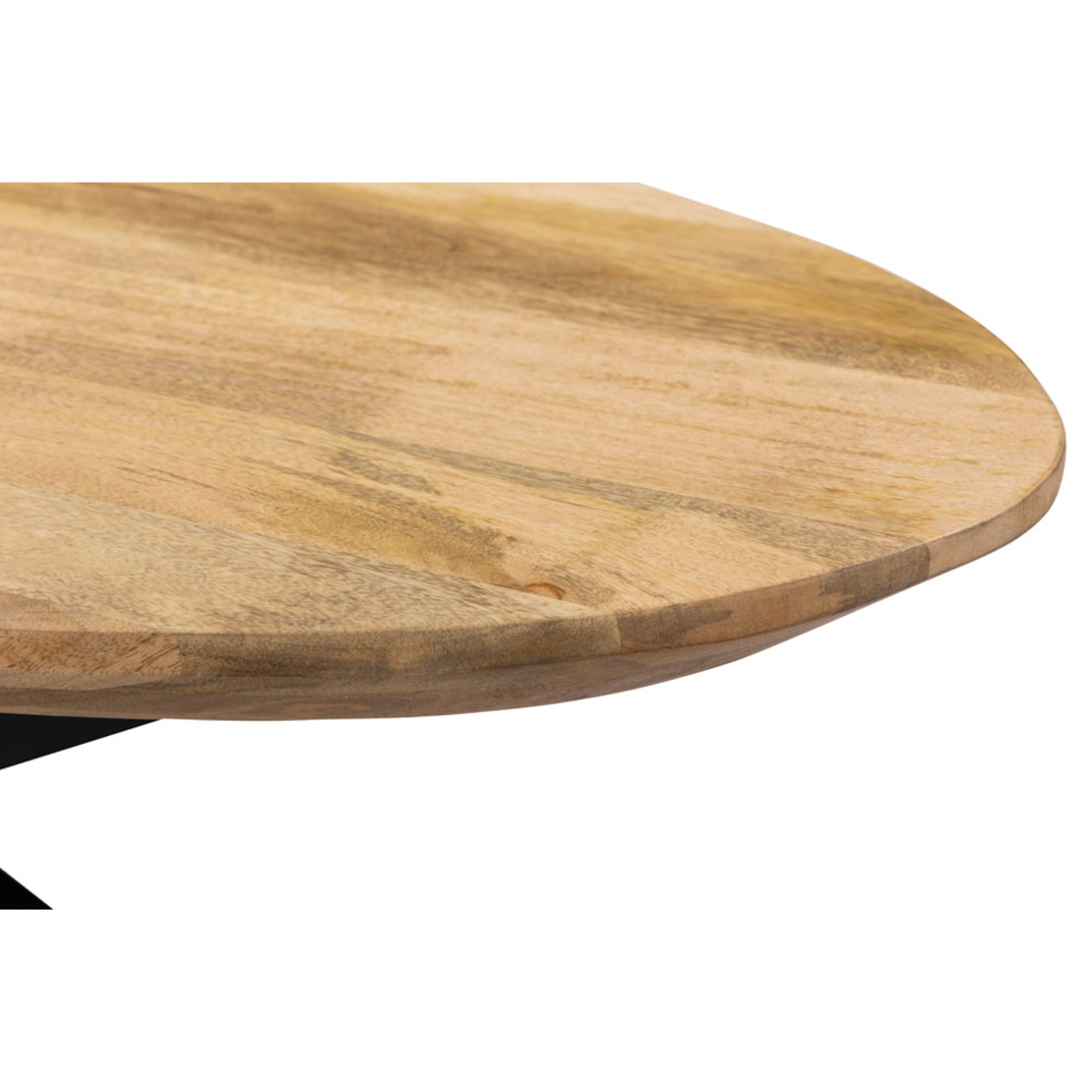 SKORPIO COFFEE TABLE WOOD MANGO WALNUT METAL BLACK 120x60xH45cm IN