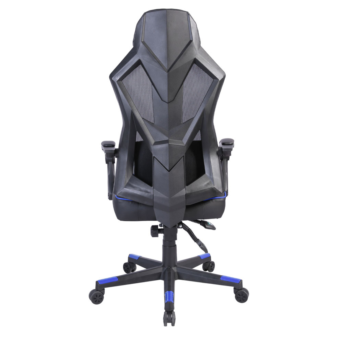 FUSION GAMING CHAIR DESK FABRIC BLACK NYLON BLUE PP 50x74xH137cm PRC