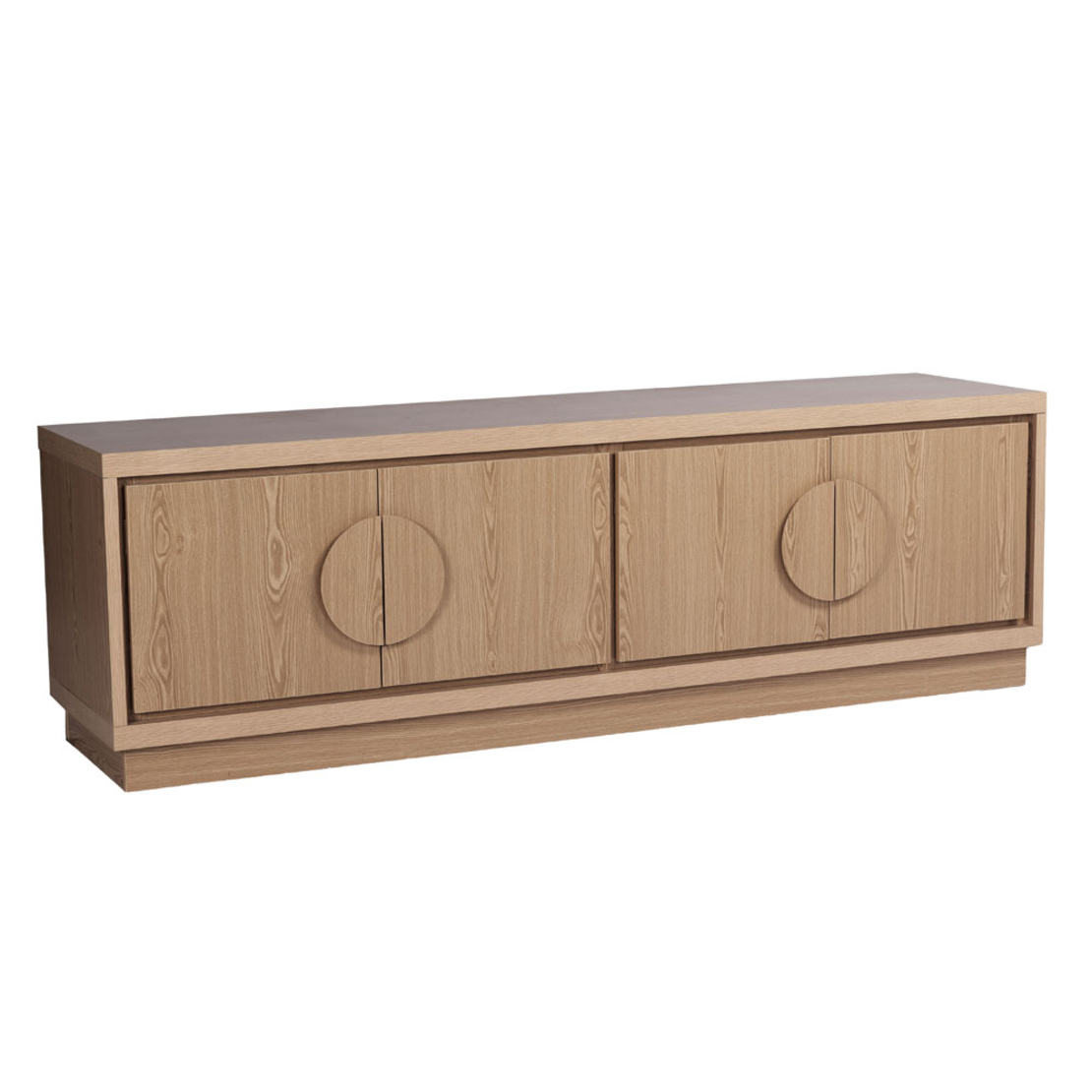 AXIS TV STAND 4DOORS CHIPBOARD NATURAL 160x40xH50cm E1 PRC