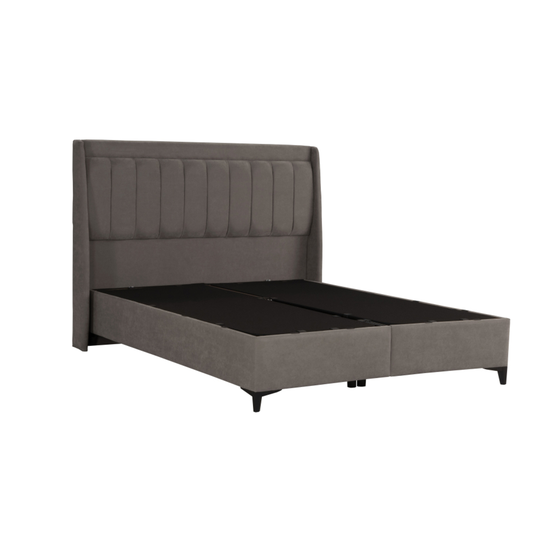 HARMONY BED WITH STORAGE AND MATTRESS FABRIC MUSHROOM 05-780 E1 TR