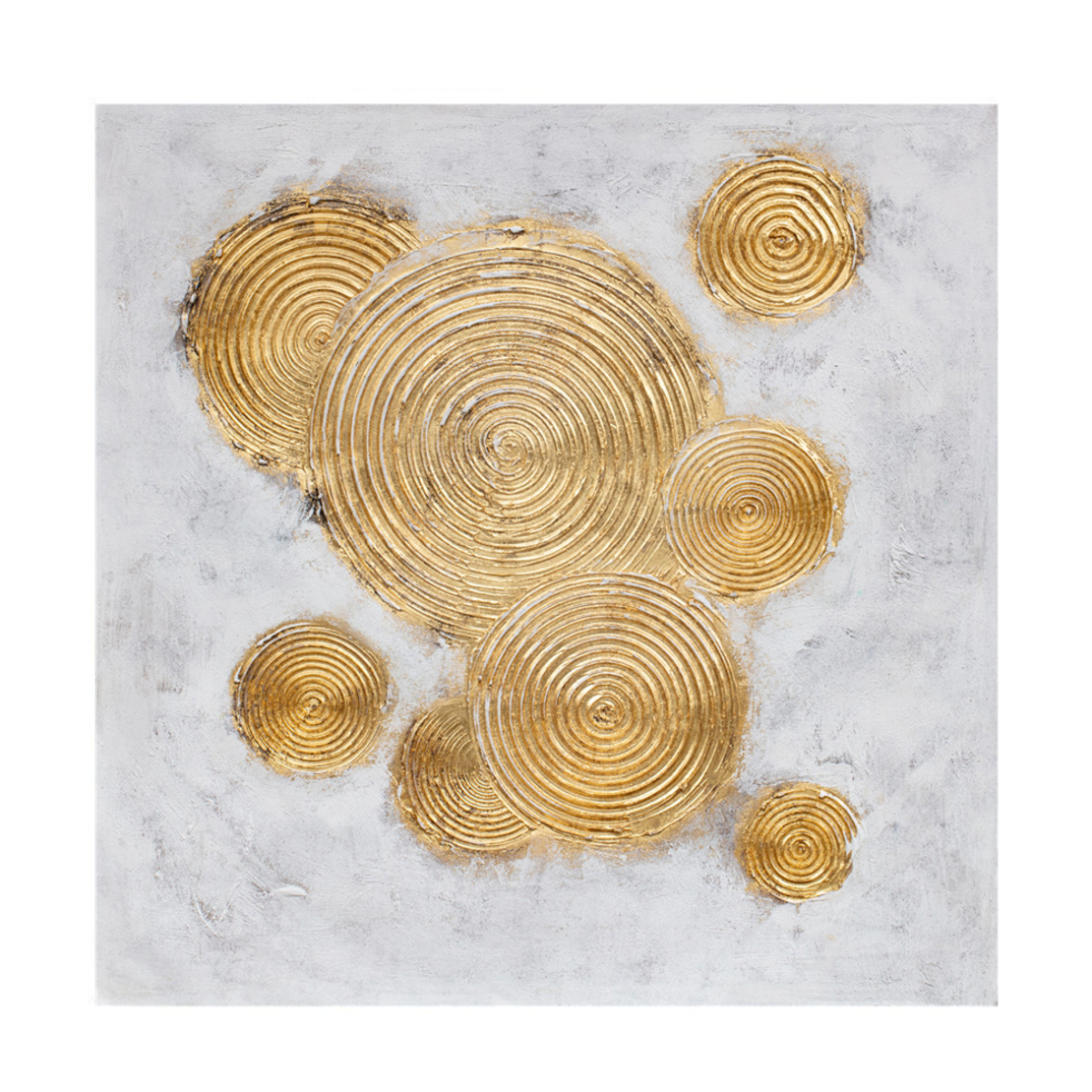 FESTOS 1 DECO PAINTING CANVAS GOLD WHITE GOLD 82x8