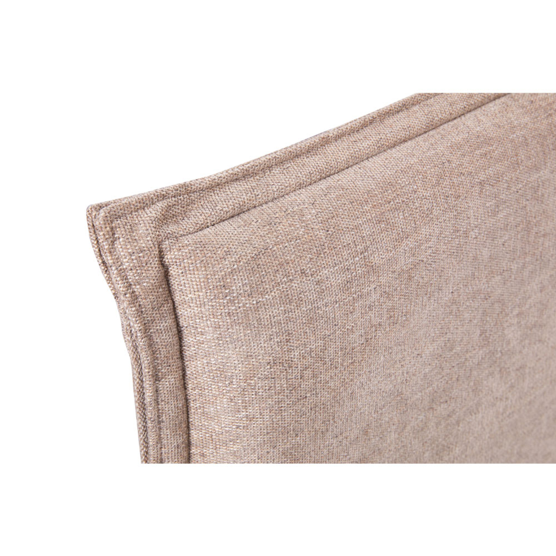 NUEZ BED MELAMINE WALNUT FABRIC GREY E1 PRC