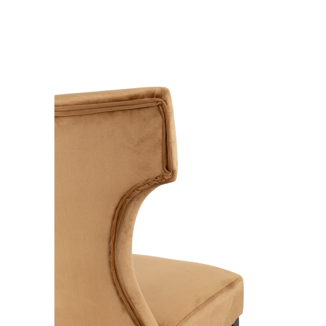 TORRO CHAIR FABRIC GOLD WOOD BLACK E1 PRC