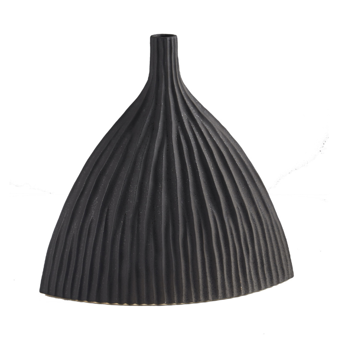ISIDA VASE CERAMIC BLACK 27x13xH31cm PRC