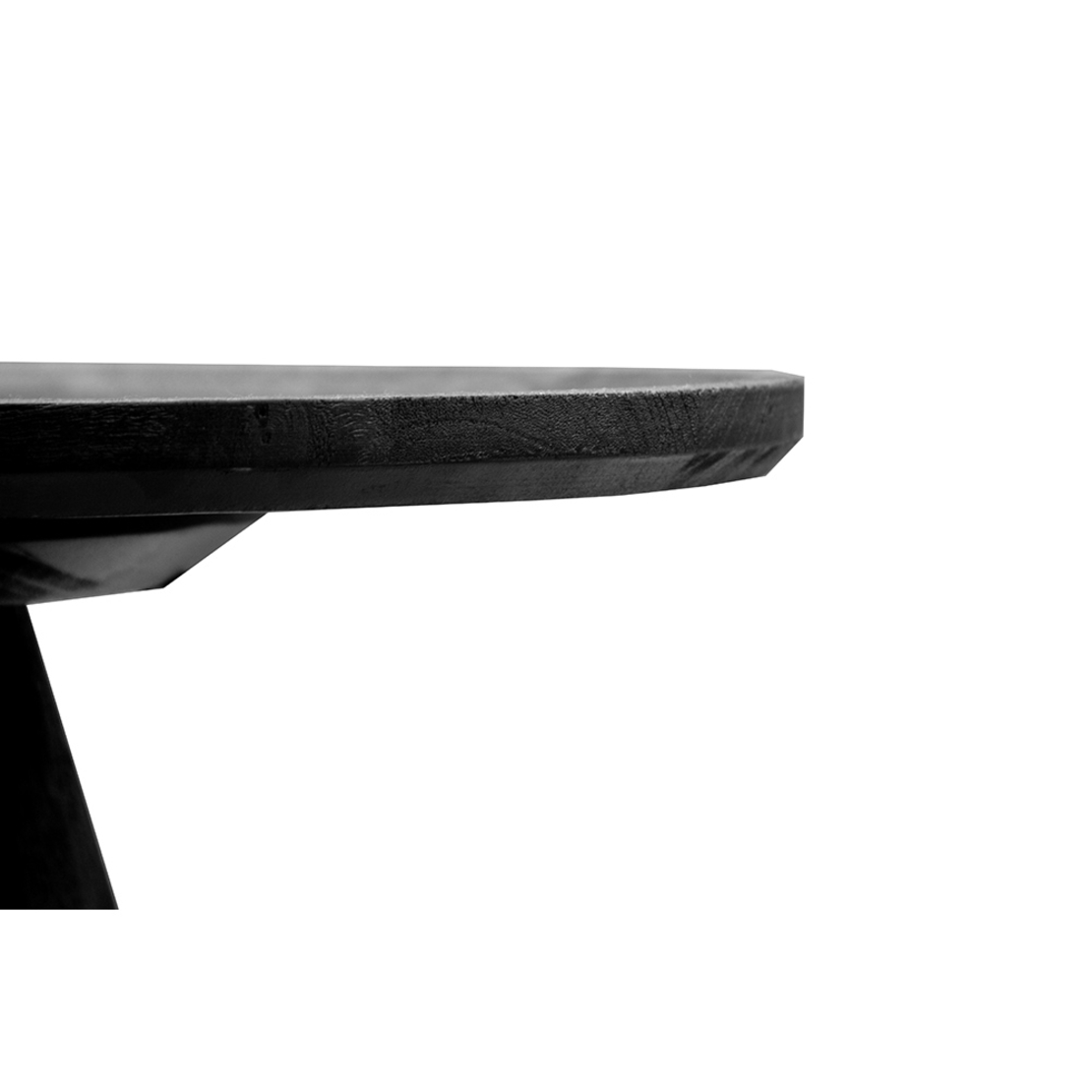 SOHO COFFEE TABLE WOOD MANGO BLACK 65x65xH45cm IN