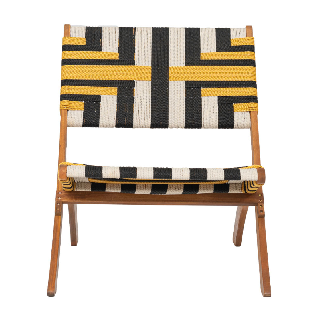 VERANO CHAIR FOLDING ROPE MULTICOLOR NATURAL 78x60xH72,5cm VN