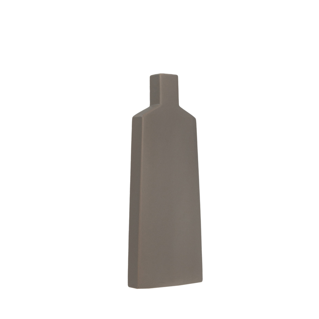 LUI VASE CERAMIC GREY MATTE 10,5x4xH32,5cm PRC