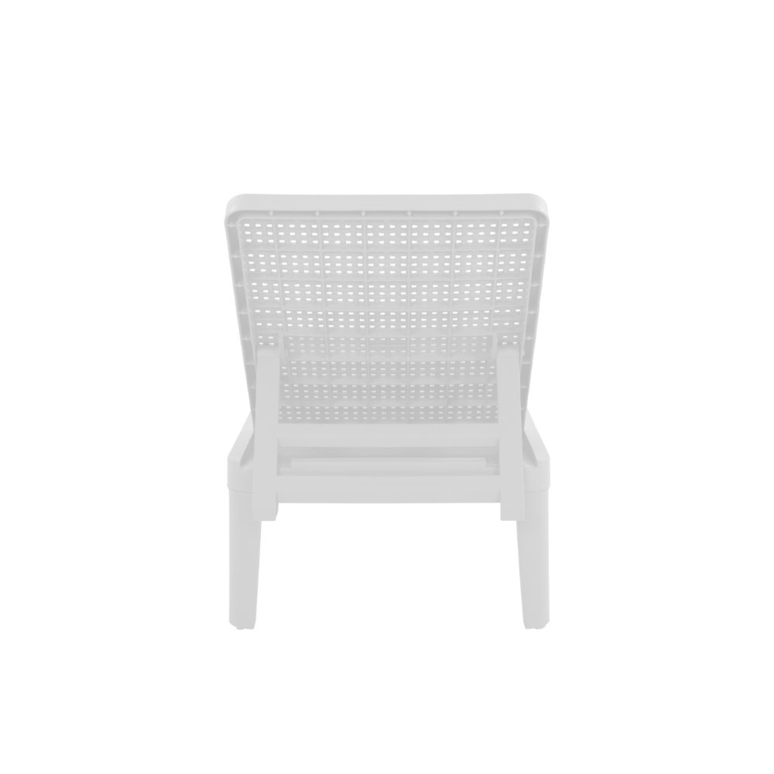SEAGULL SUNBED PP WHITE 191x55x29 PRC