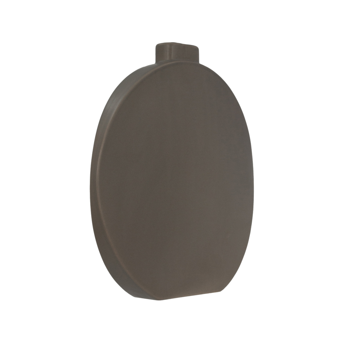 FLAT VASE CERAMIC GREY MATTE 31x4xH32cm PRC