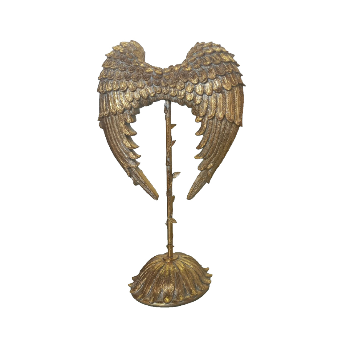 VOLE DECO WINGS POLYRESIN GOLD 26,5x14xH41cm PRC