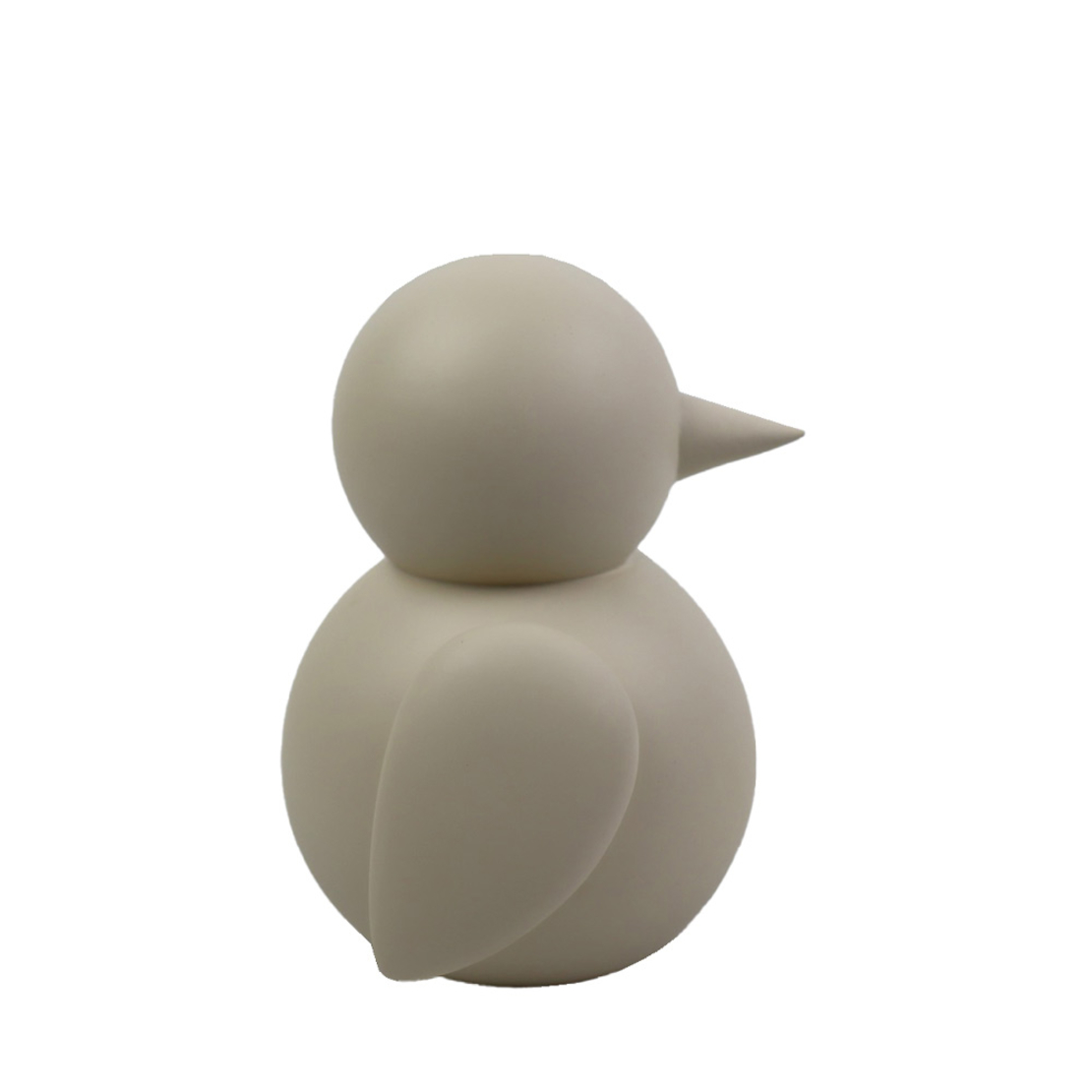 ODIN DECO BIRD POLYRESIN BEIGE 13x12xH16cm PRC