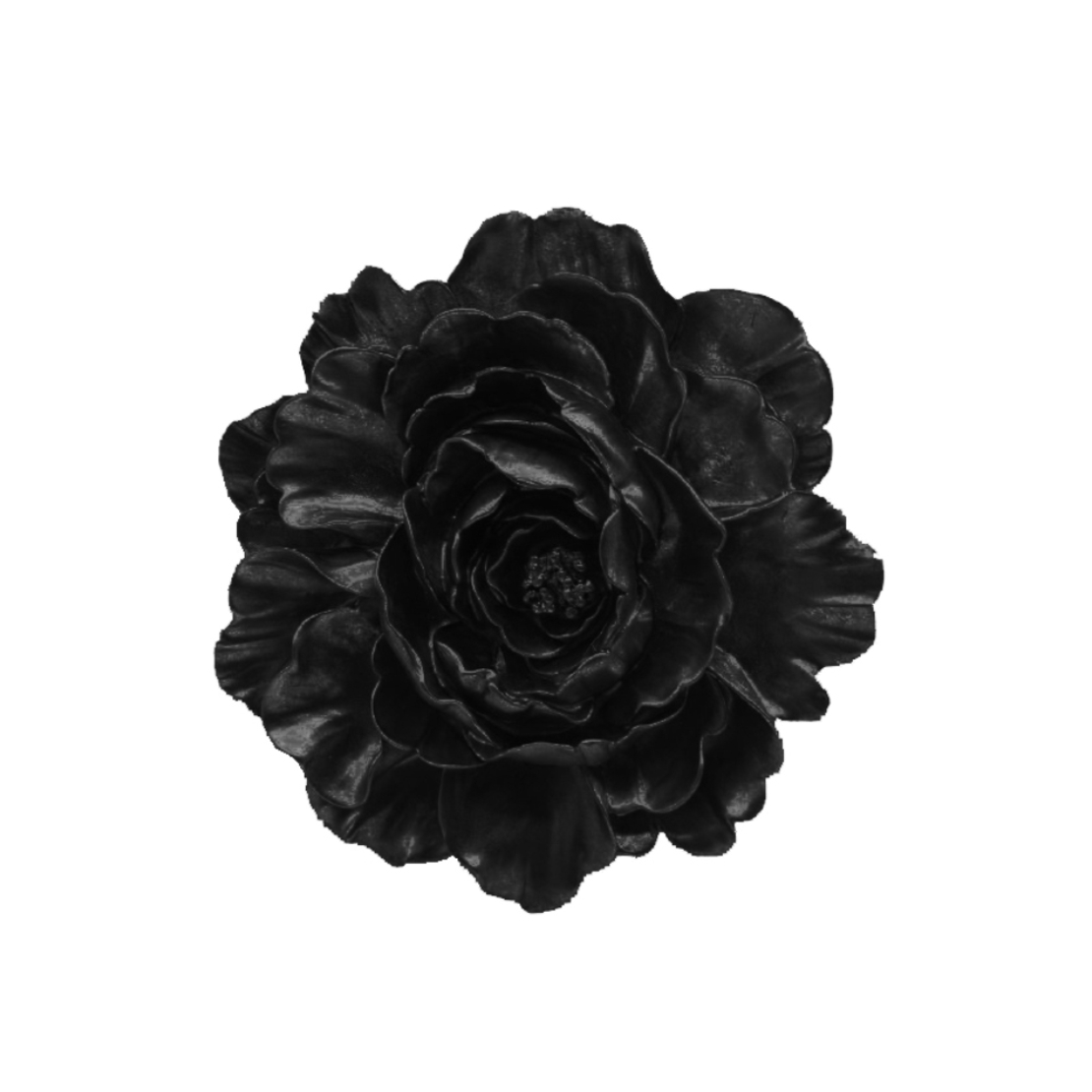ROSA DECO WALL POLYRESIN BLACK 25x4,5xH24cm PRC