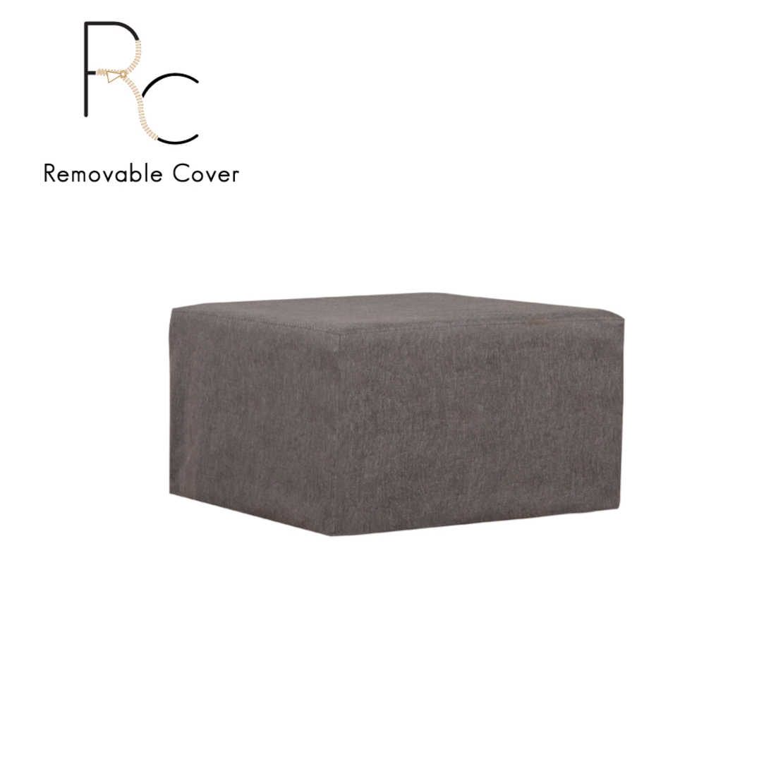 FOLD POUF GREY DARK 26-861 E1 TR