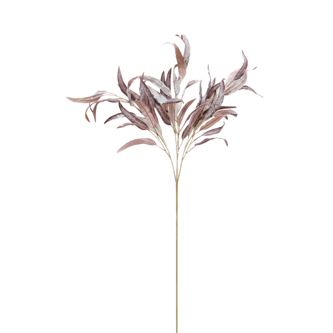 EUCALYPTUS LEAVES ARTIFICIAL LEAF PURPLE GREY H101