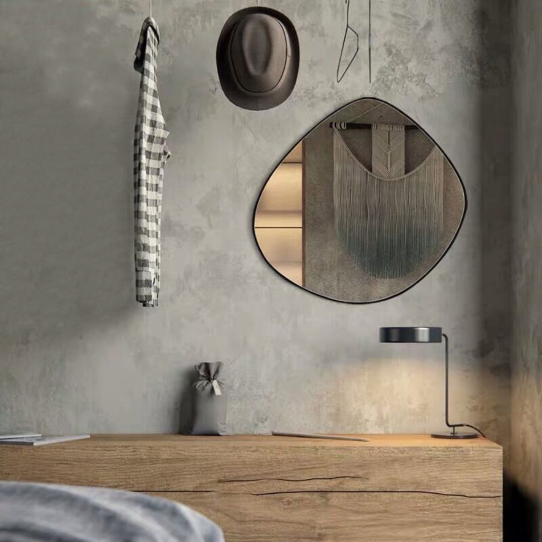 OVO 67 MIRROR WALL BLACK 60xH67cm PRC