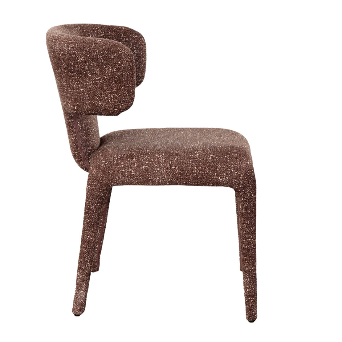 CAPO CHAIR FABRIC BROWN METAL E1 PRC
