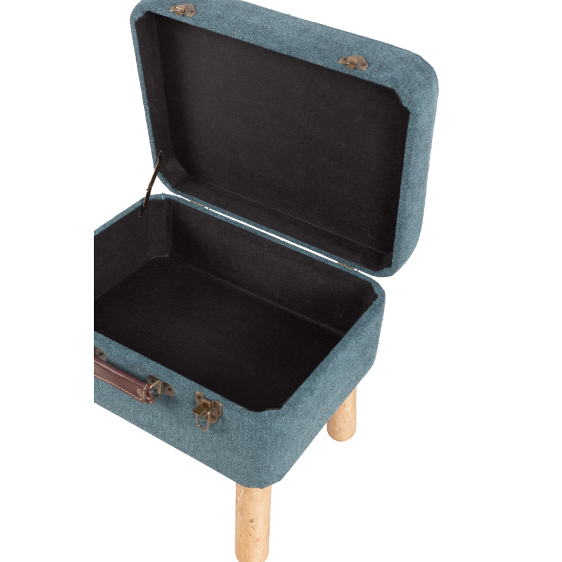 BABUS STOOL FABRIC GREY MINT PETROL E1 PRC