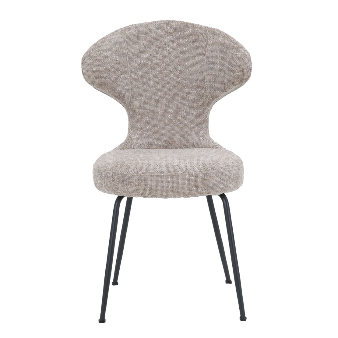 FUNGO CHAIR FABRIC BEIGE METAL BLACK E1 PRC