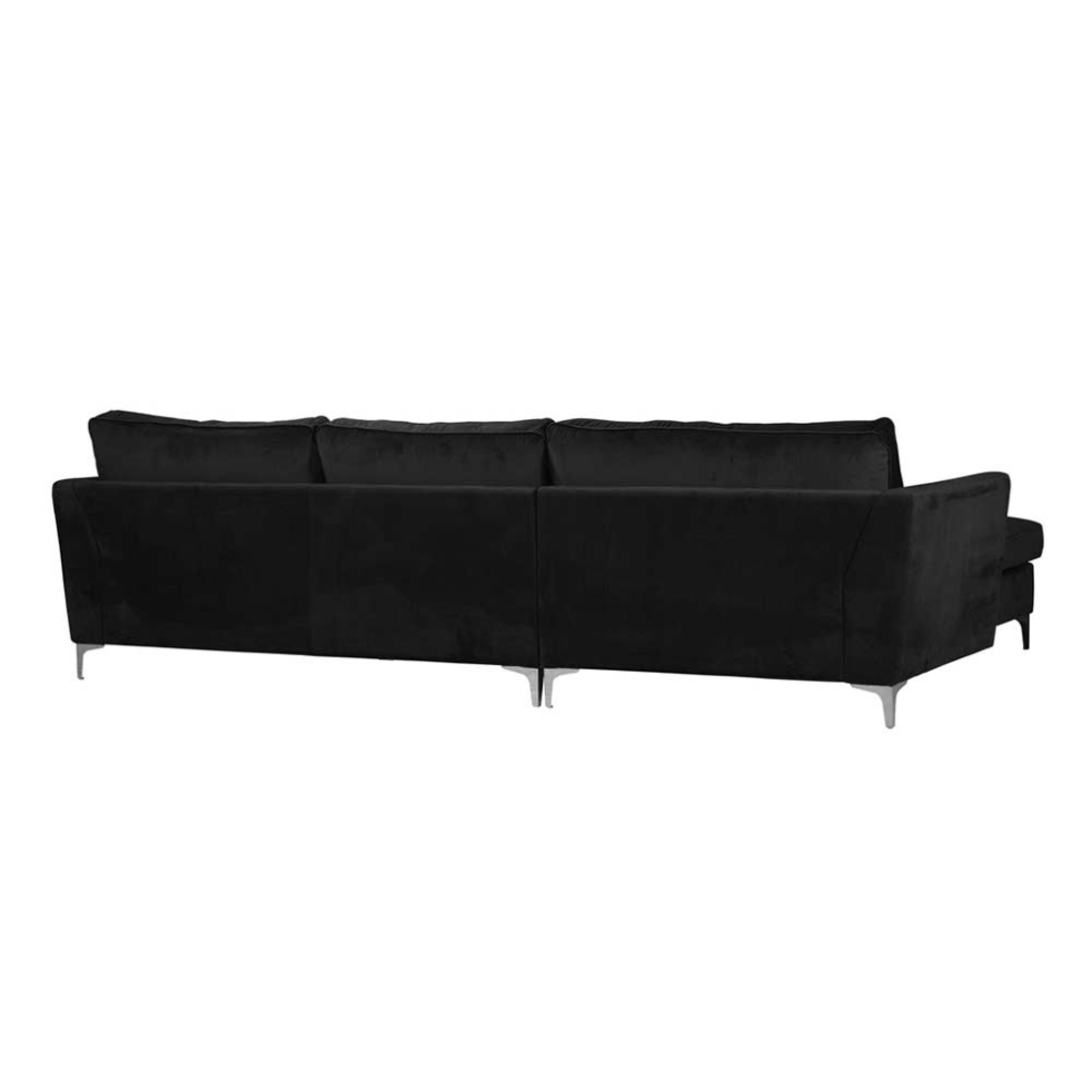 FOREVER SOFA CORNER LEFT EASY CLEAN FABRIC BLACK E1 EU