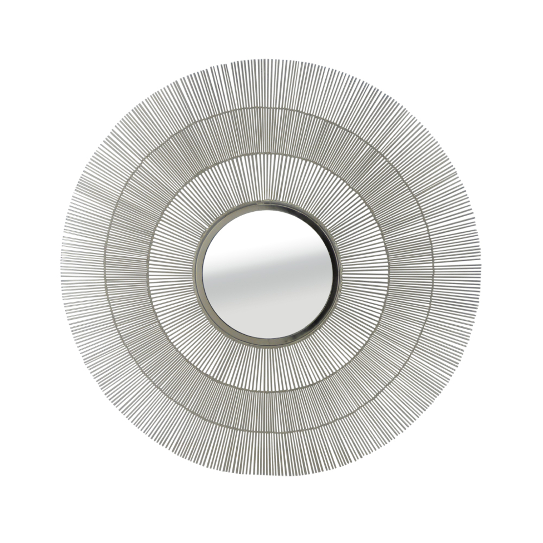 ODD MIRROR WALL ALUMINIUM SILVER 76x76x4cm IN