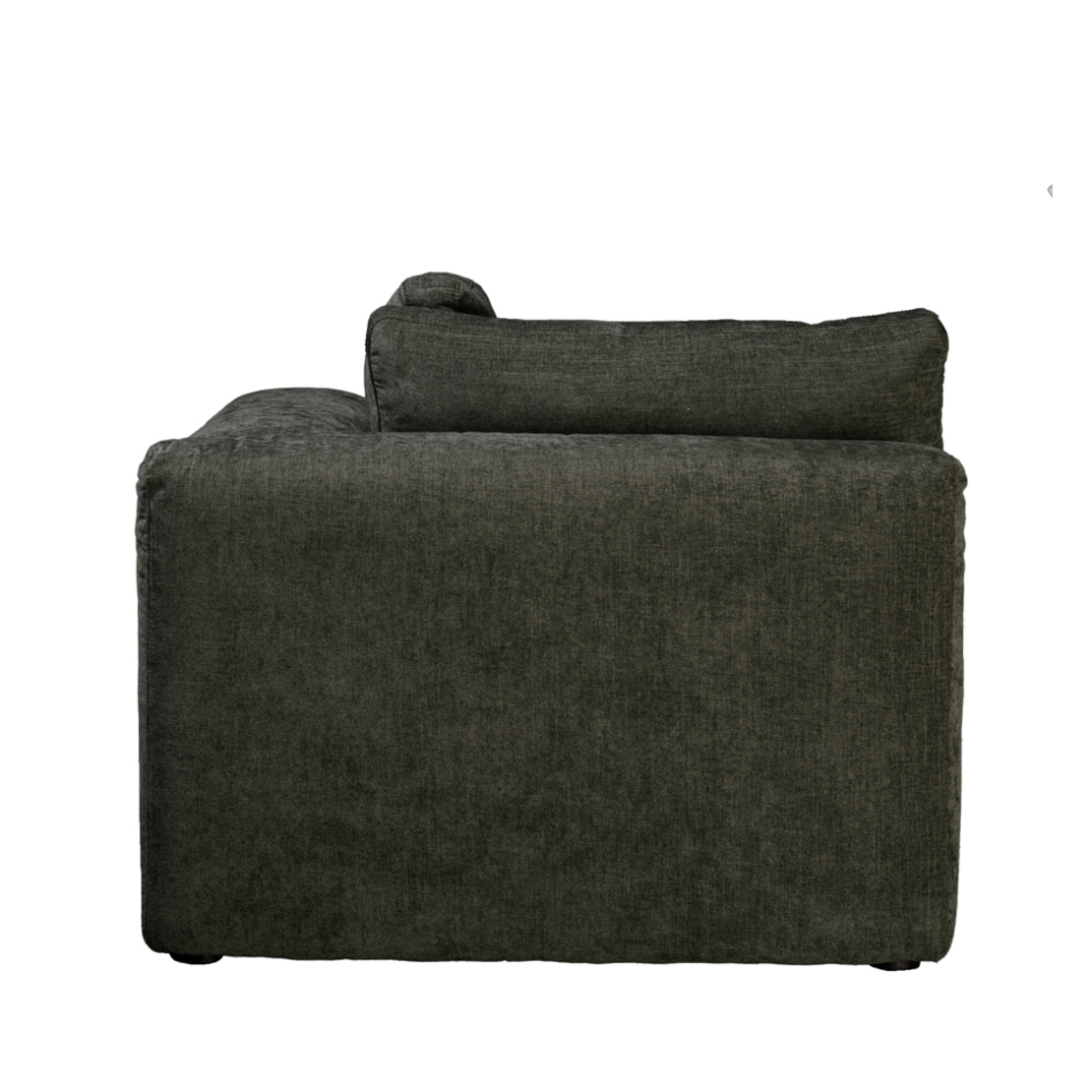 BOX ARMCHAIR WITH ARM REVERSABLE EASY CLEAN FABRIC OLIVE GREEN E1 EU