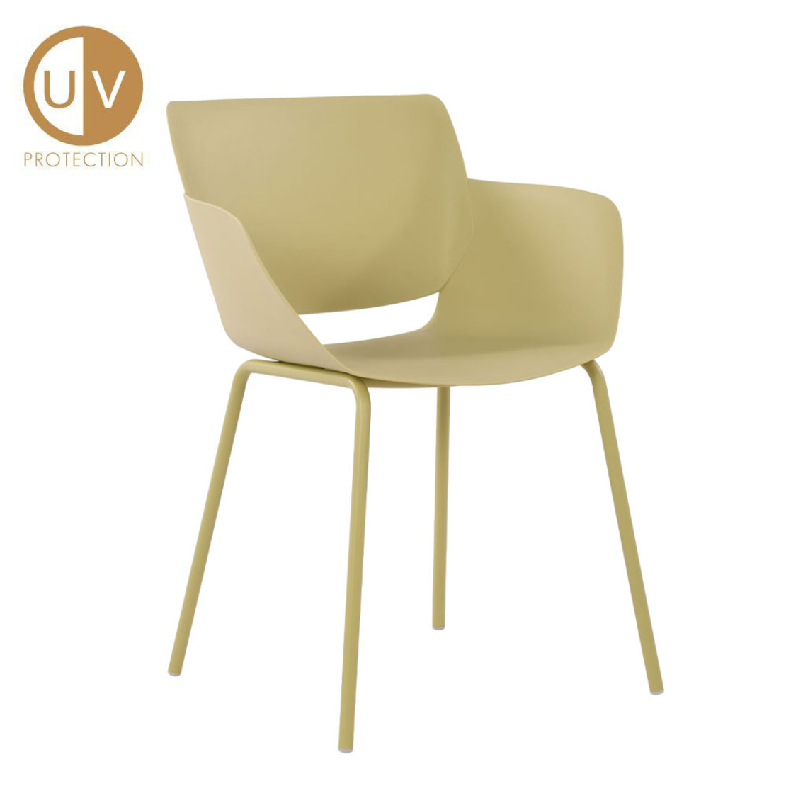 SEDIA ARMCHAIR PP YELLOW PASTEL PRC