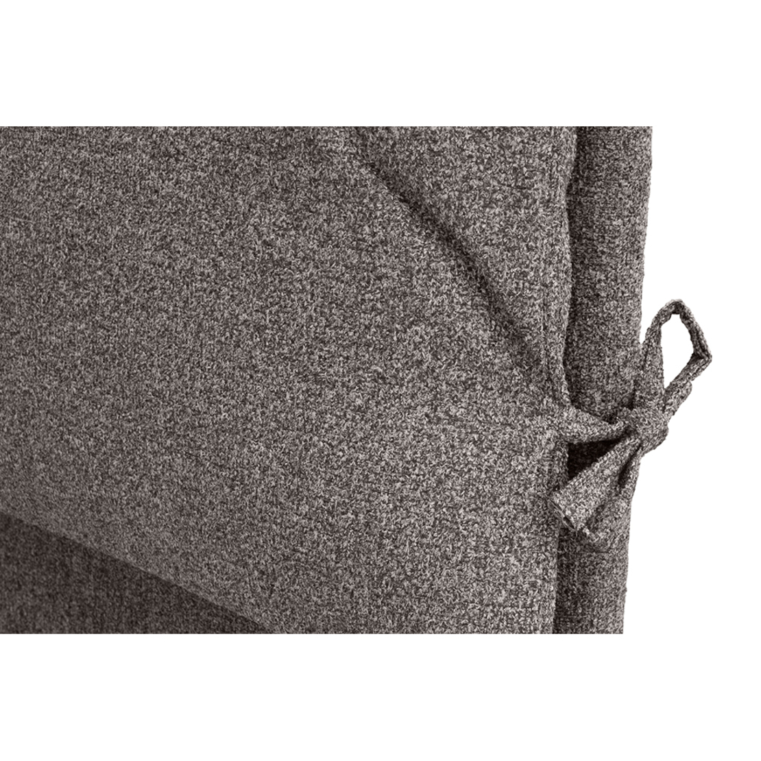 MOUSSE HEADBOARD AND BASE FABRIC WOOD PINE ANTHRACITE CHIPBOARD E1 GR