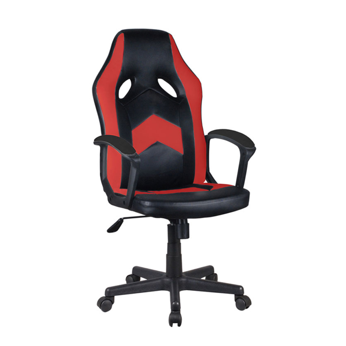 GOAL DESK FABRIC BLACK RED 56x62xH113cm PRC