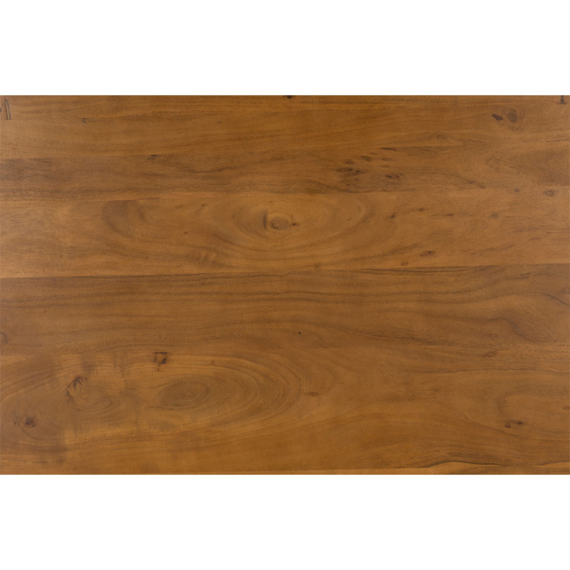 ARCO TABLE WOOD ACACIA WALNUT METAL BLACK IN