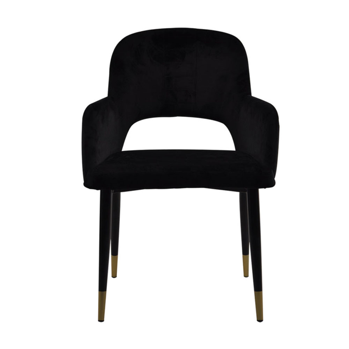 GALA 2 CHAIR FABRIC BLACK METAL BLACK E1 PRC