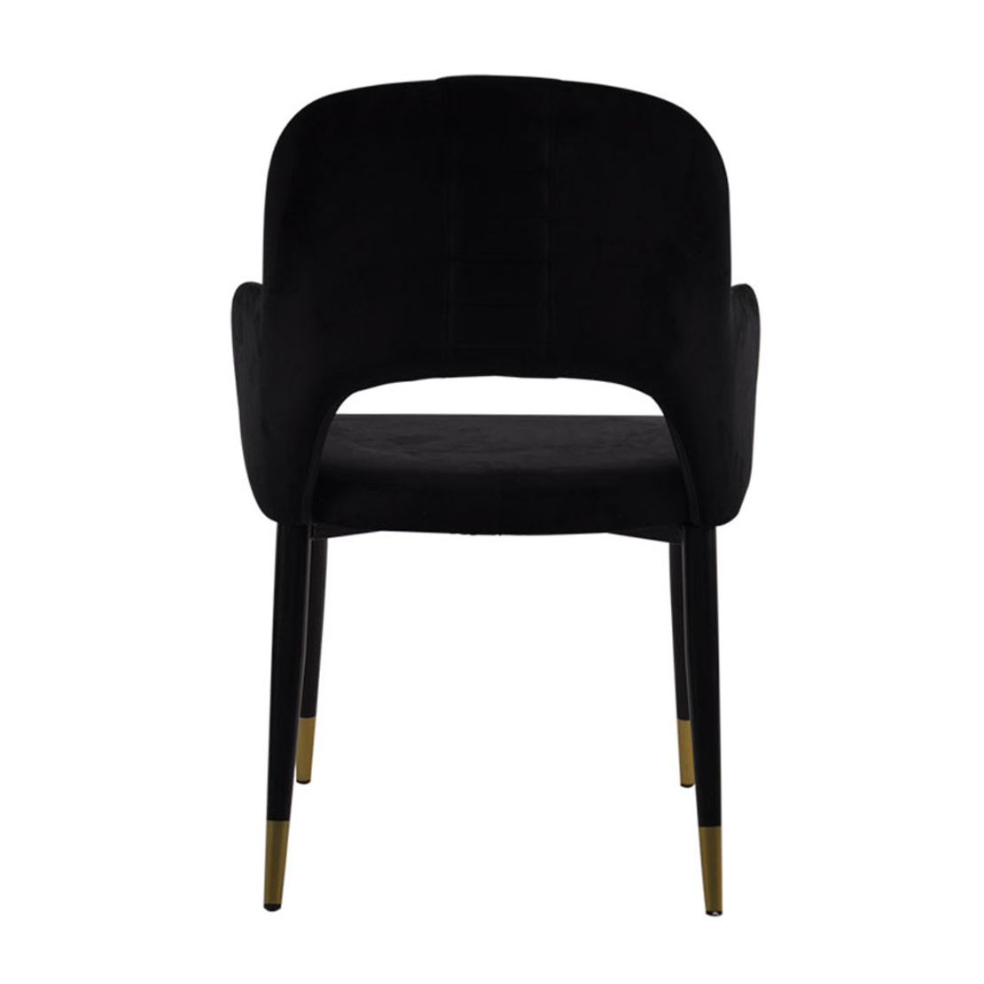 GALA 2 CHAIR FABRIC BLACK METAL BLACK E1 PRC